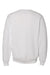 Russell Athletic 698HBM Mens Dri-Power Moisture Wicking Crewneck Sweatshirt White Flat Back
