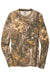 Russell Outdoors S020R Mens Realtree Explorer Long Sleeve Crewneck T-Shirt w/ Pocket Realtree Xtra Camo Flat Front