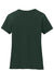 Hanes S04V Womens Perfect-T Short Sleeve V-Neck T-Shirt Deep Forest Green Flat Back