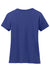 Hanes S04V Womens Perfect-T Short Sleeve V-Neck T-Shirt Deep Royal Blue Flat Back