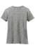 Hanes S04V Womens Perfect-T Short Sleeve V-Neck T-Shirt Light Steel Grey Flat Back