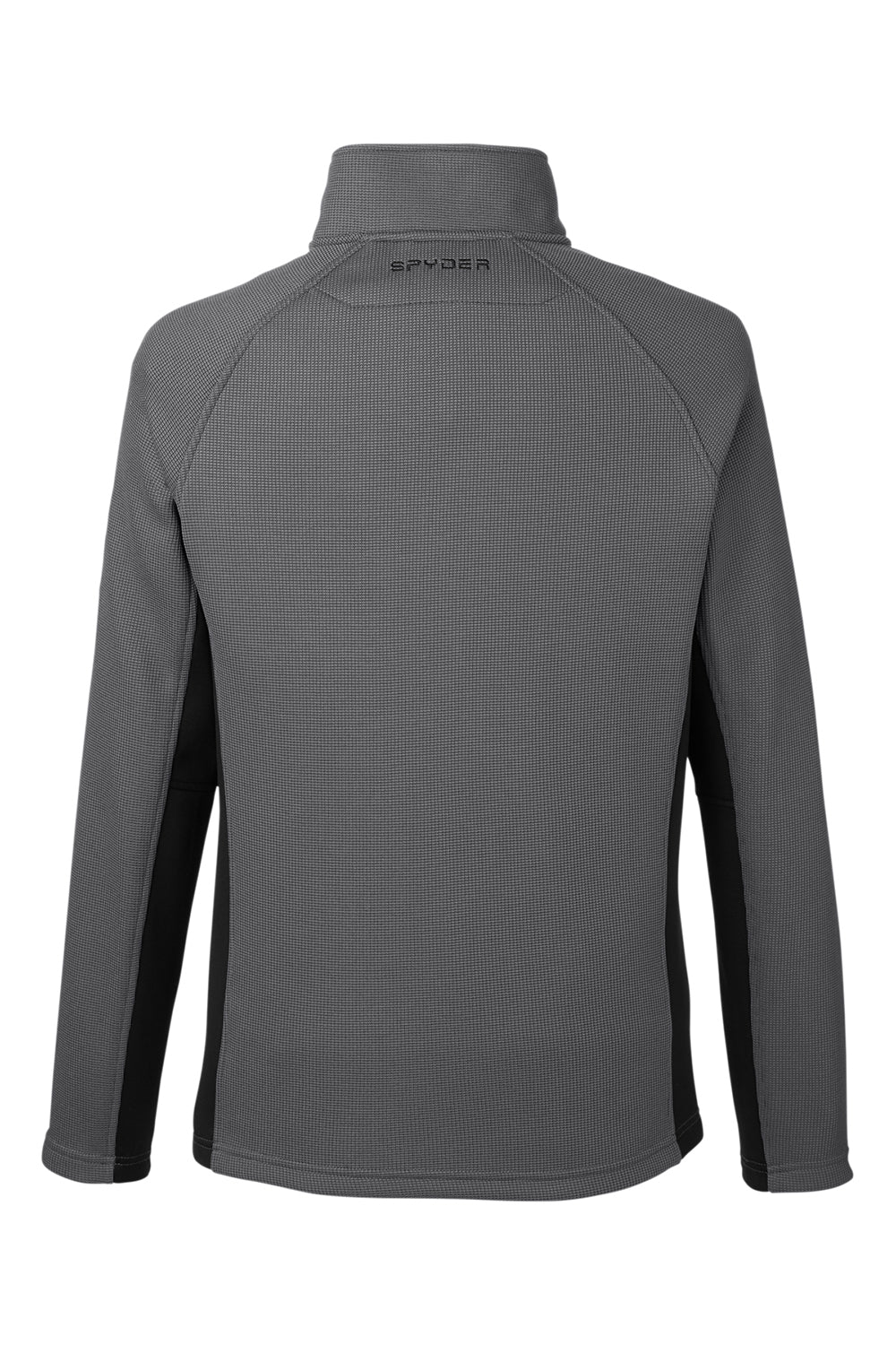 Spyder S16561 Mens Constant 1/4 Zip Sweater Polar Grey Flat Back
