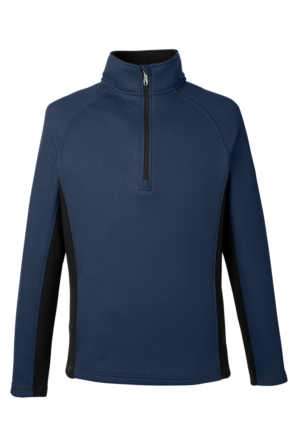 Spyder S16561 Mens Constant 1/4 Zip Sweater Frontier Blue Flat Front