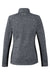 Spyder S16562 Womens Constant 1/4 Zip Sweater Heather Black Flat Back