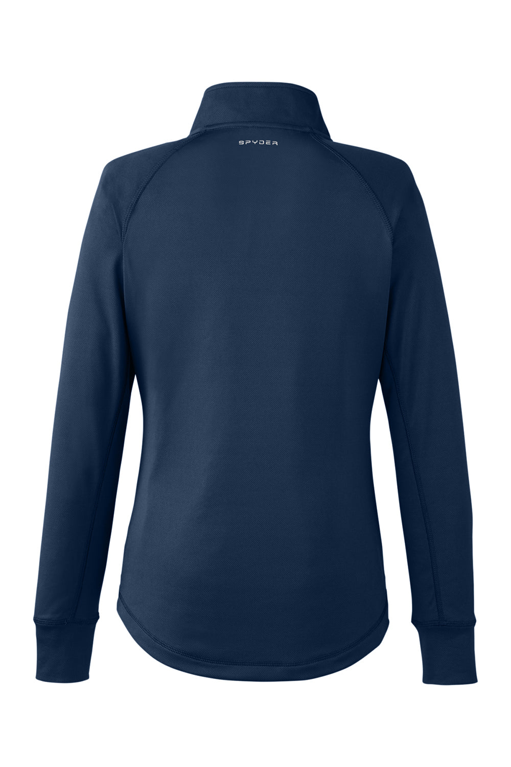 Spyder S16798 Womens Freestyle 1/4 Zip Sweatshirt Frontier Blue Flat Back