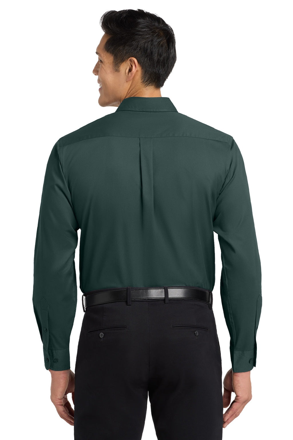 Port Authority S608 Long Sleeve Easy Care Shirt 4XL Dark Green/Navy Port Authority S608 Long Sleeve Easy Care Shirt 4XL Dark Green/Navy