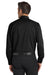 Port Authority S663/TS663 Mens SuperPro Wrinkle Resistant Long Sleeve Button Down Shirt w/ Pocket Black Model Back