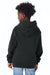 Champion S790 Youth Double Dry Eco Moisture Wicking Fleece Hooded Sweatshirt Hoodie w/ Pouch Pocket Black Model Back