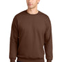 Gildan Mens Softstyle Crewneck Sweatshirt - Cocoa Brown