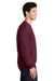 Gildan SF000 Mens Softstyle Crewneck Sweatshirt Maroon Model Side