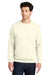 Gildan SF000 Mens Softstyle Crewneck Sweatshirt Off White Model Front