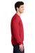 Gildan SF000 Mens Softstyle Crewneck Sweatshirt Red Model Side