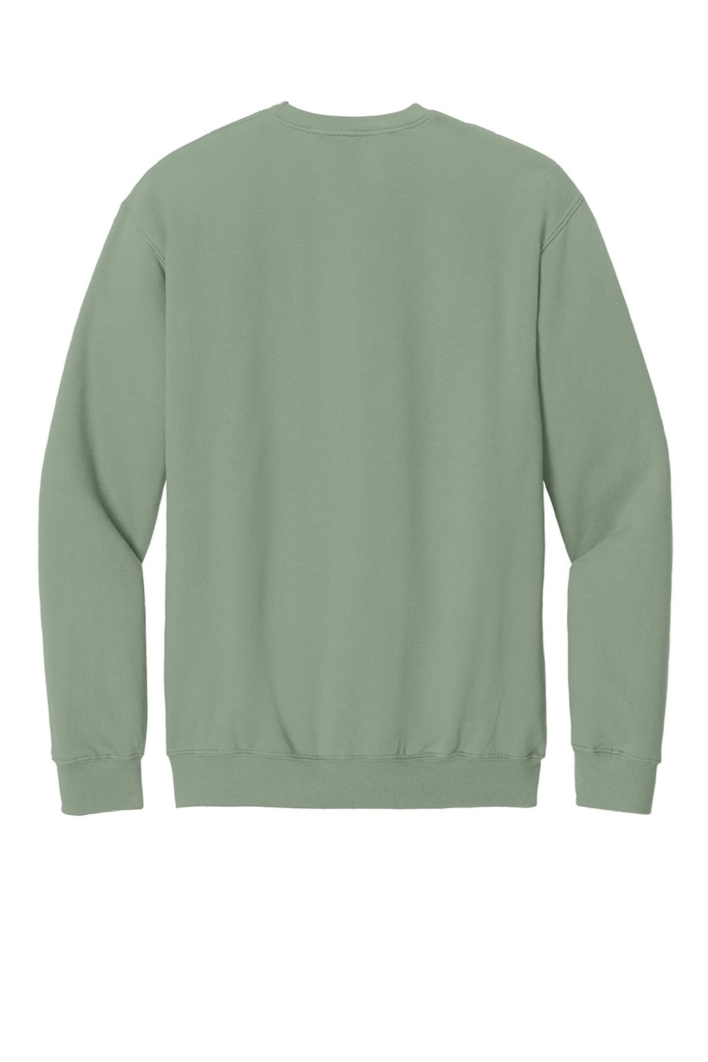 Gildan SF000 Mens Softstyle Crewneck Sweatshirt Sage Green Flat Back