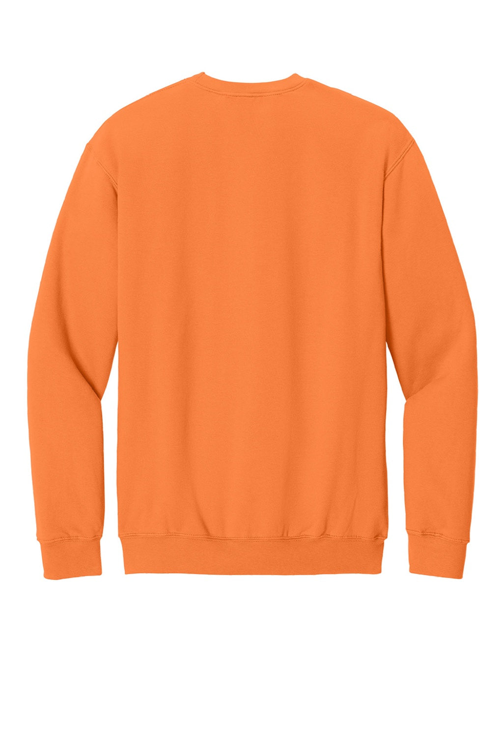 Gildan SF000 Mens Softstyle Crewneck Sweatshirt Tangerine Orange Flat Back