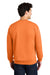 Gildan SF000 Mens Softstyle Crewneck Sweatshirt Tangerine Orange Model Back