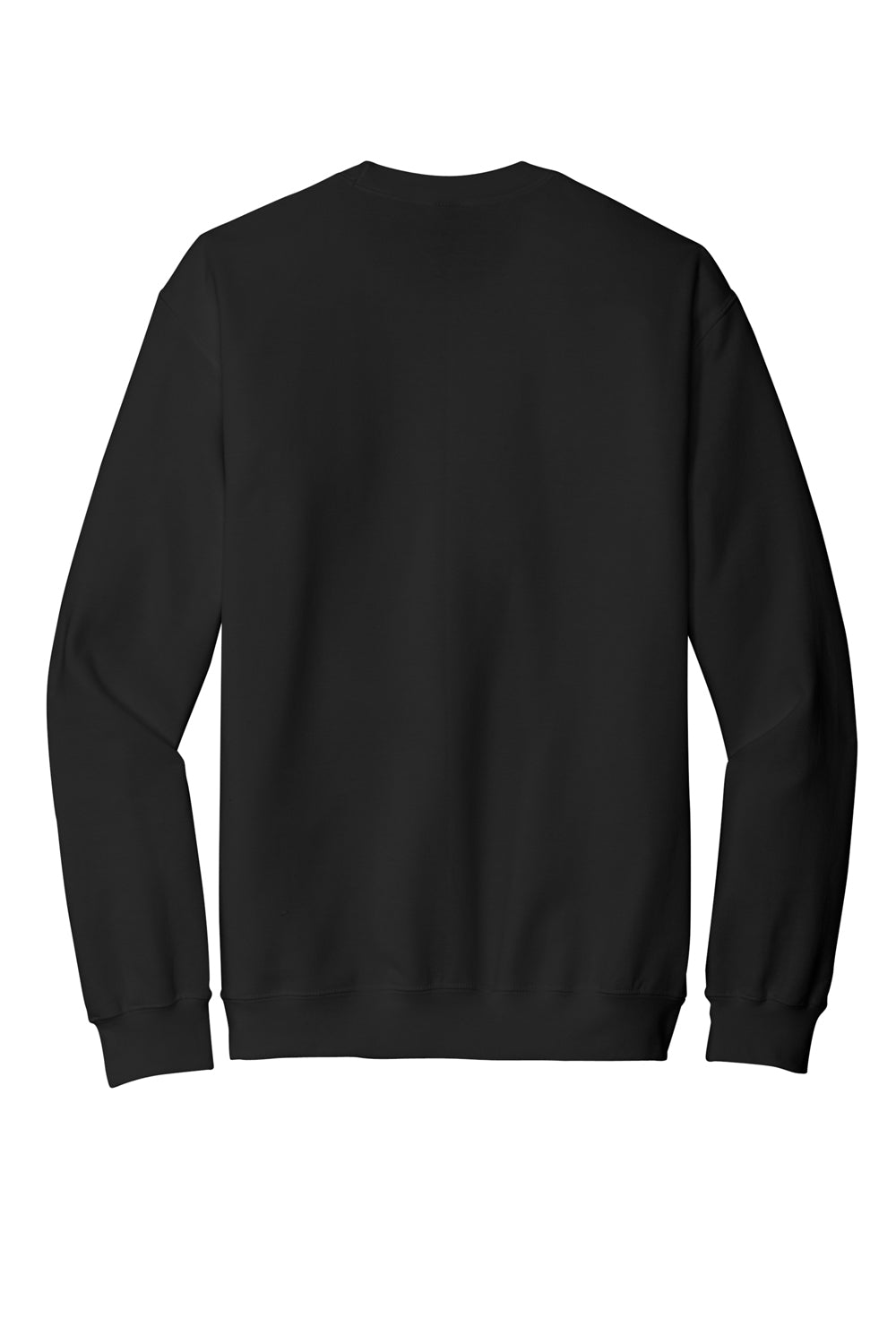 Gildan SF000 Mens Softstyle Crewneck Sweatshirt Black Flat Back