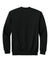 Gildan SF008 Mens Softstyle Fleece 1/4 Zip Sweatshirt Black Flat Back