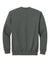 Gildan SF008 Mens Softstyle Fleece 1/4 Zip Sweatshirt Charcoal Grey Flat Back