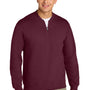 Gildan Mens Softstyle Fleece 1/4 Zip Sweatshirt - Maroon - COMING SOON