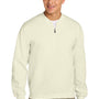 Gildan Mens Softstyle Fleece 1/4 Zip Sweatshirt - Off White - COMING SOON