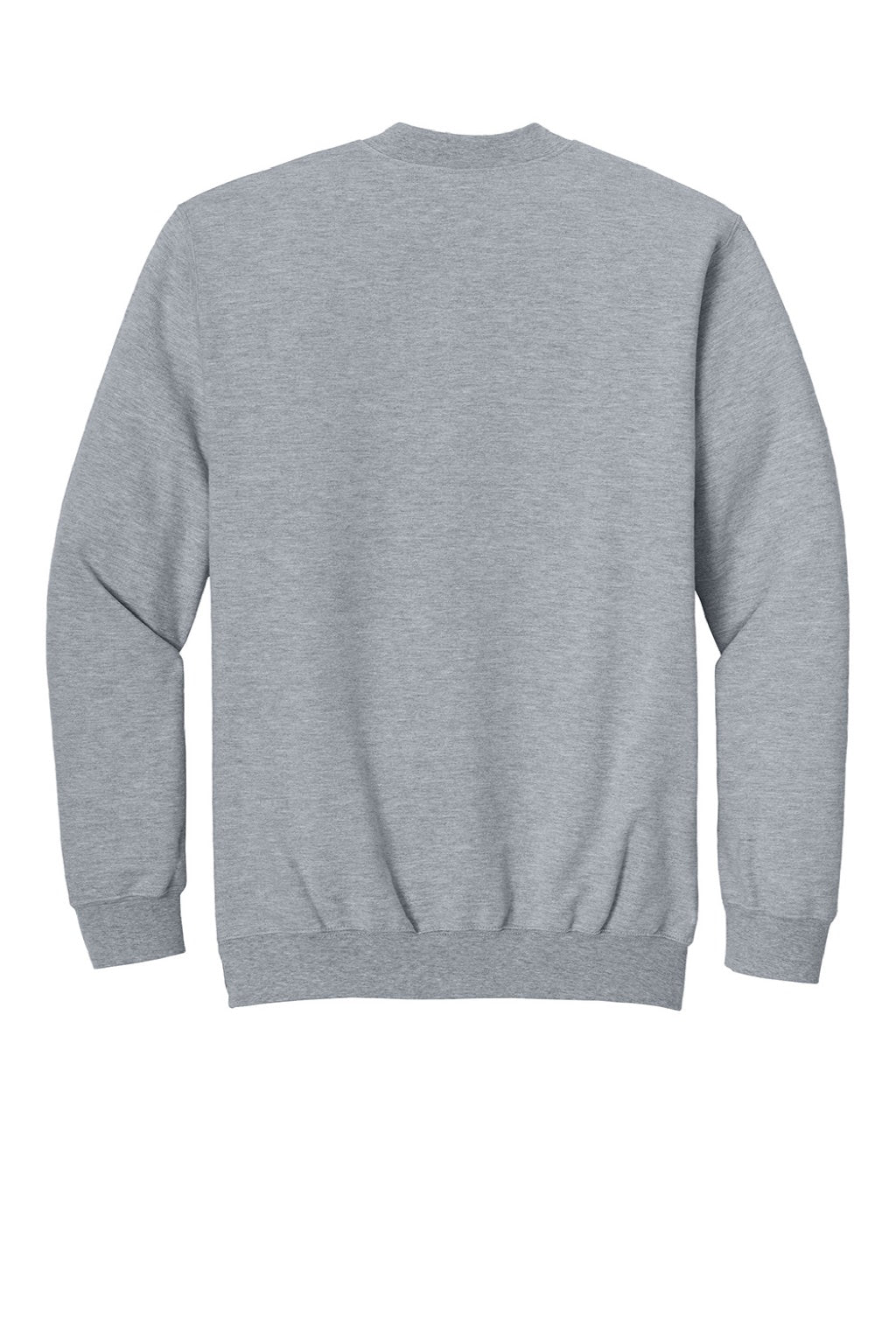 Gildan SF008 Mens Softstyle Fleece 1/4 Zip Sweatshirt Sport Grey Flat Back