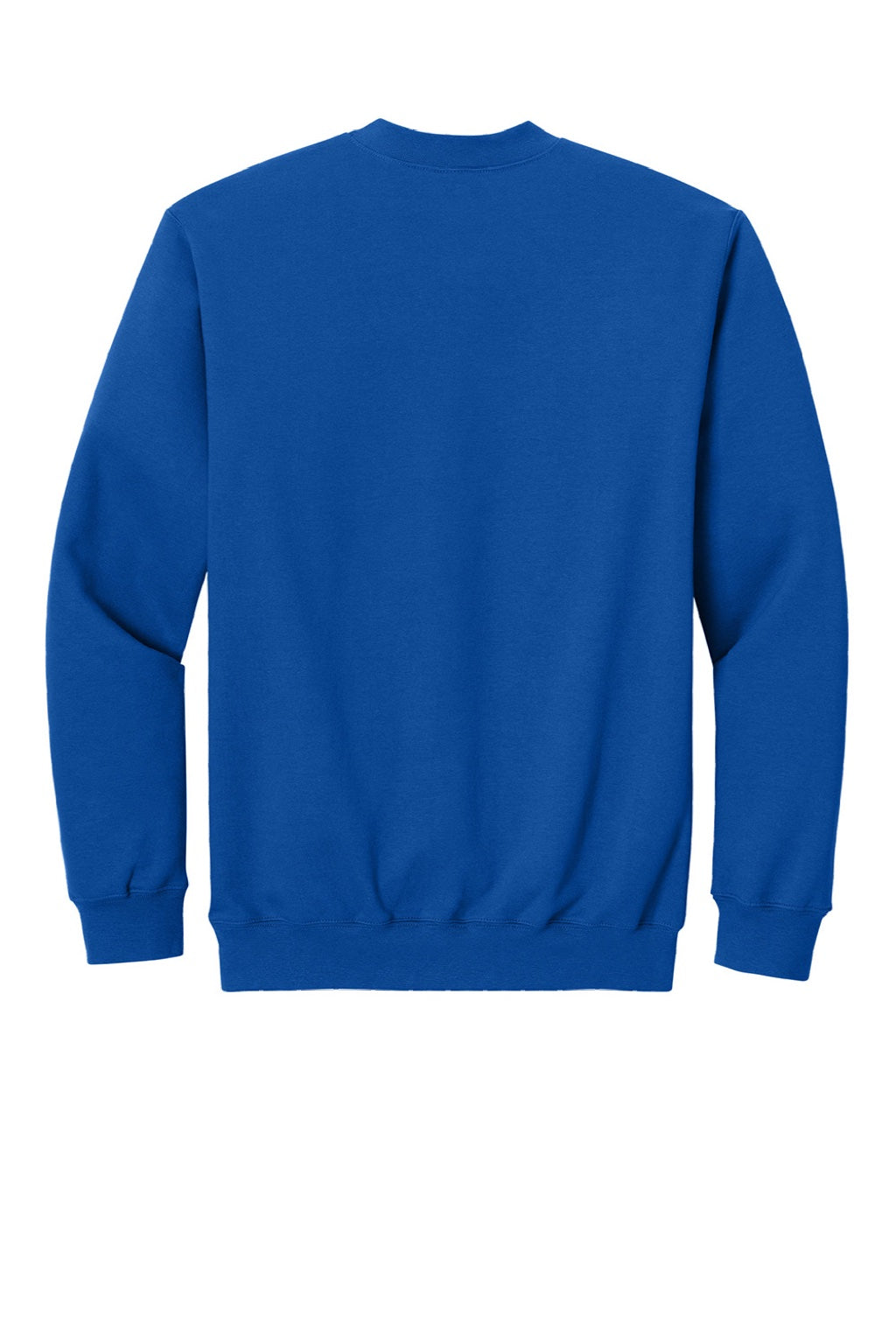 Gildan SF008 Mens Softstyle Fleece 1/4 Zip Sweatshirt Royal Blue Flat Back