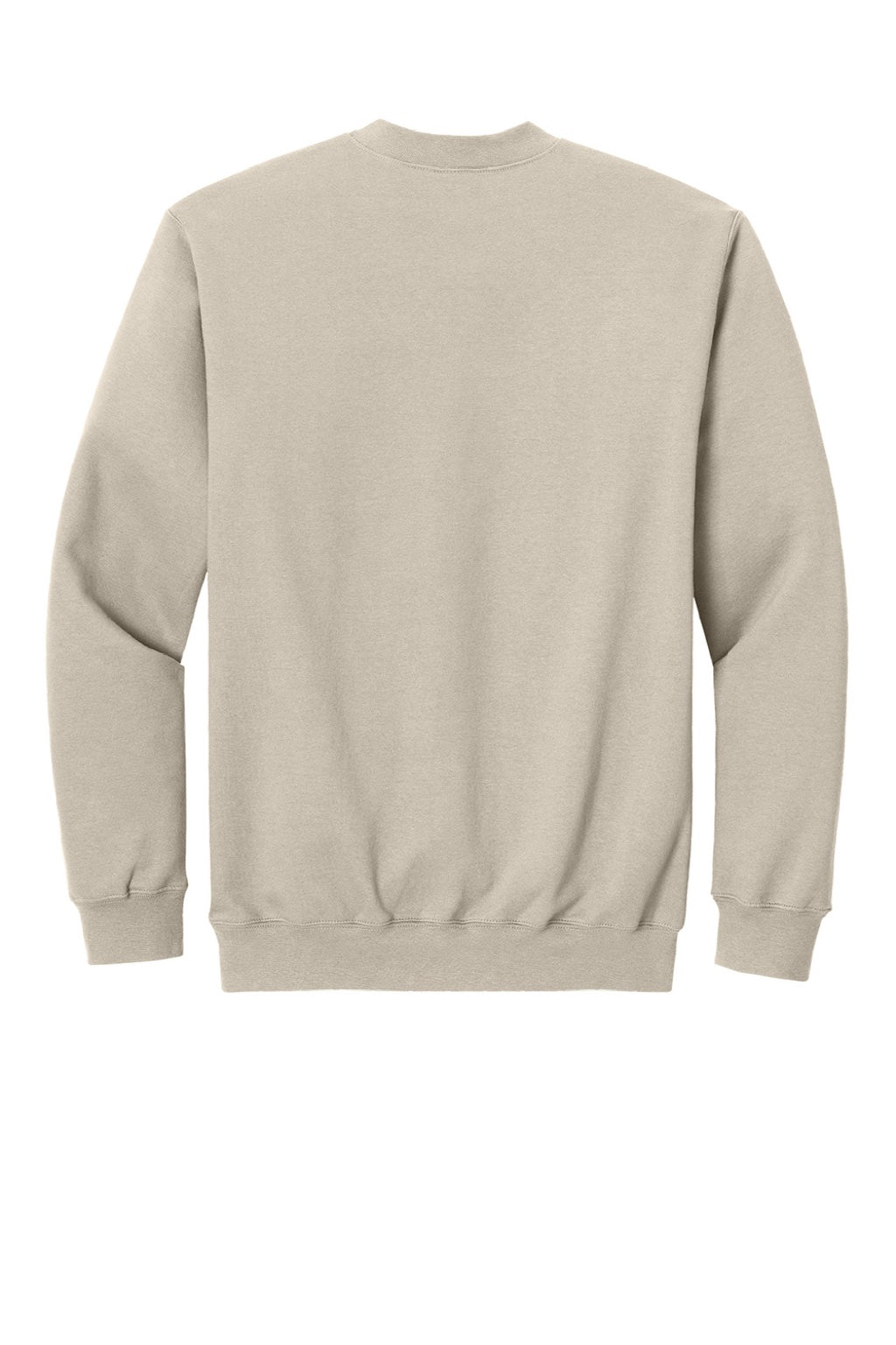 Gildan SF008 Mens Softstyle Fleece 1/4 Zip Sweatshirt Sand Flat Back