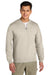 Gildan SF008 Mens Softstyle Fleece 1/4 Zip Sweatshirt Sand Model Front