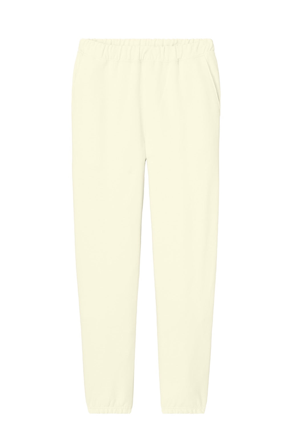 Gildan SF100 Mens Softstyle Sweatpants w/ Pockets Off White Flat Front
