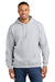 Gildan SF500 Mens Softstyle Hooded Sweatshirt Hoodie w/ Pouch Pocket Ash Grey Model Front
