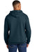 Gildan SF500 Mens Softstyle Hooded Sweatshirt Hoodie w/ Pouch Pocket Dusk Blue Model Back