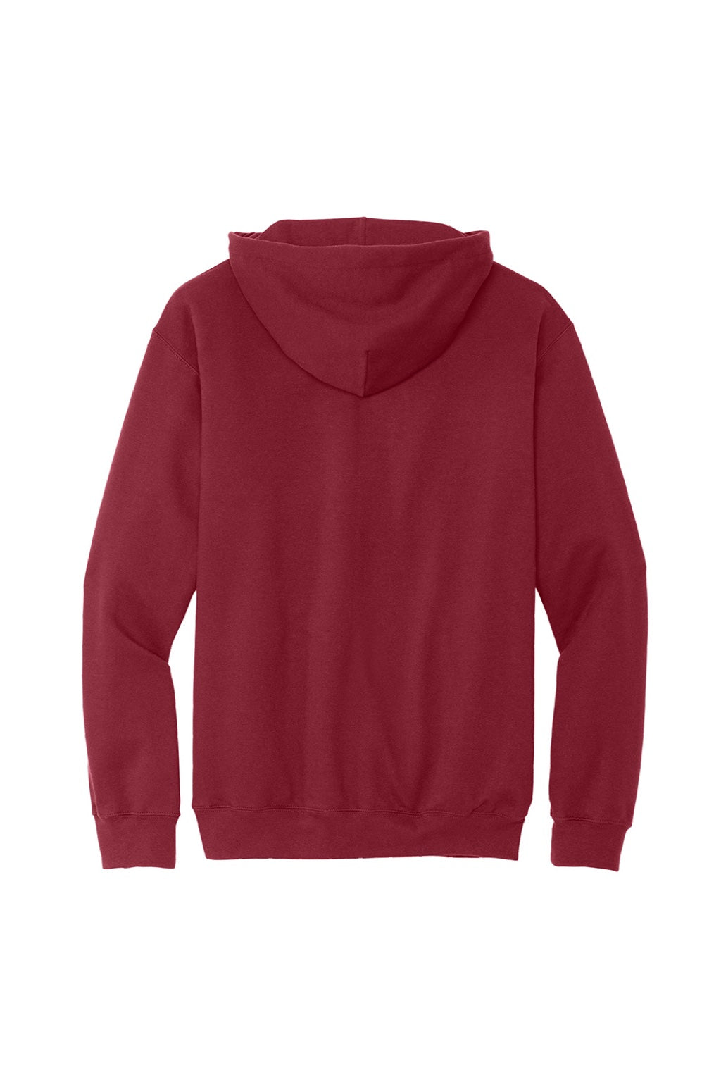 Gildan SF500 Mens Softstyle Hooded Sweatshirt Hoodie w/ Pouch Pocket Cardinal Red Flat Back