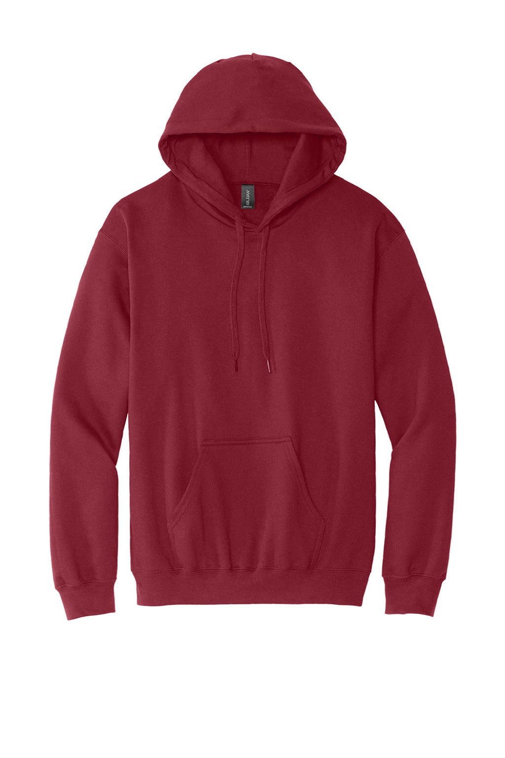 Gildan SF500 Mens Softstyle Hooded Sweatshirt Hoodie w/ Pouch Pocket Cardinal Red Flat Front