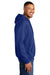 Gildan SF500 Mens Softstyle Hooded Sweatshirt Hoodie w/ Pouch Pocket Cobalt Blue Model Side
