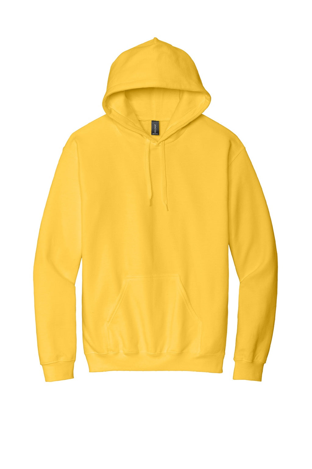 Gildan SF500 Mens Softstyle Hooded Sweatshirt Hoodie w/ Pouch Pocket Daisy Yellow Flat Front