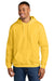 Gildan SF500 Mens Softstyle Hooded Sweatshirt Hoodie w/ Pouch Pocket Daisy Yellow Model Front