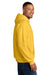 Gildan SF500 Mens Softstyle Hooded Sweatshirt Hoodie w/ Pouch Pocket Daisy Yellow Model Side