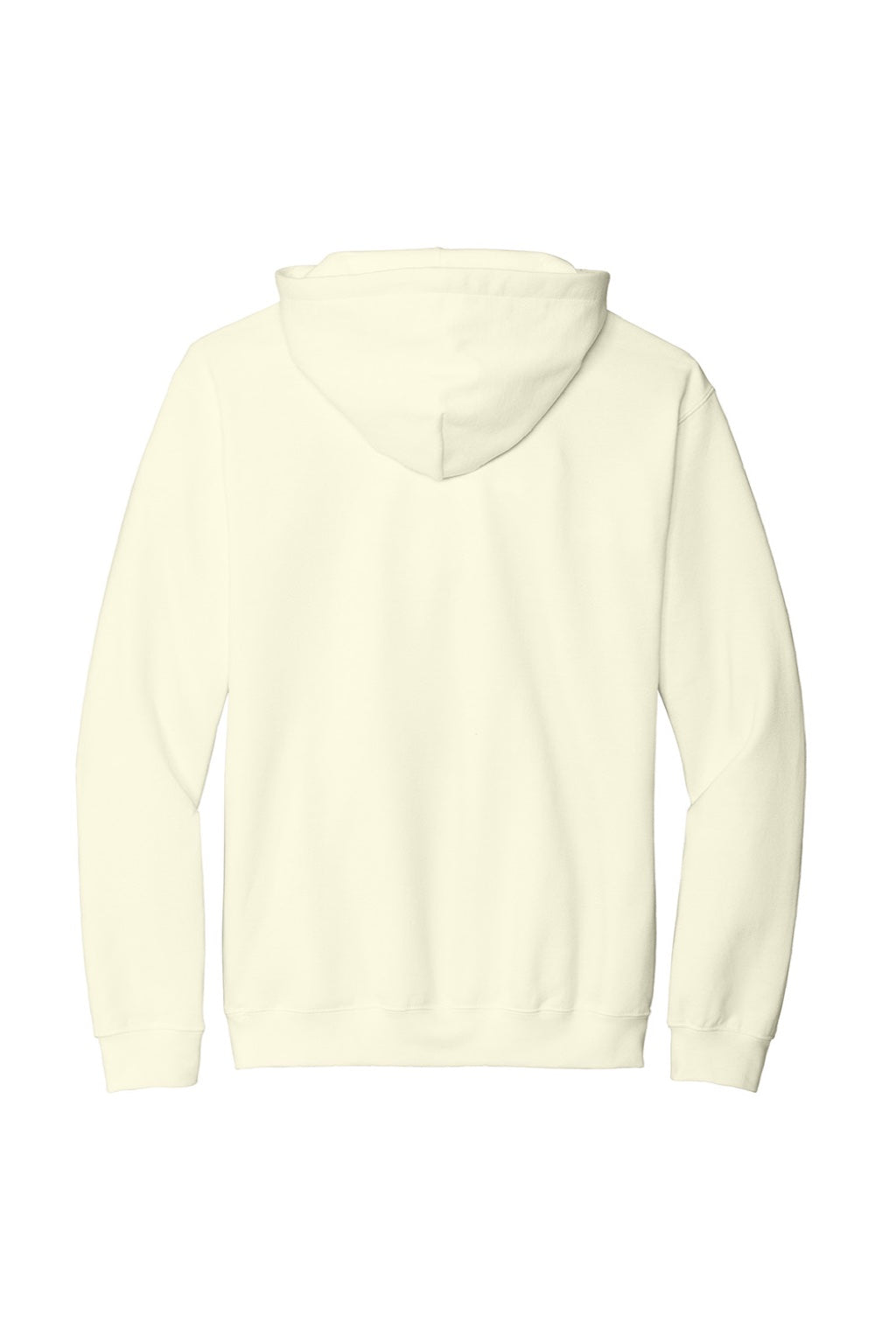 Gildan SF500 Mens Softstyle Hooded Sweatshirt Hoodie w/ Pouch Pocket Off White Flat Back