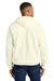 Gildan SF500 Mens Softstyle Hooded Sweatshirt Hoodie w/ Pouch Pocket Off White Model Back