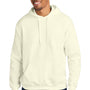 Gildan Mens Softstyle Hooded Sweatshirt Hoodie w/ Pouch Pocket - Off White