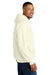 Gildan SF500 Mens Softstyle Hooded Sweatshirt Hoodie w/ Pouch Pocket Off White Model Side
