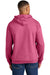 Gildan SF500 Mens Softstyle Hooded Sweatshirt Hoodie w/ Pouch Pocket Pink Lemonade Model Back
