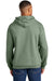 Gildan SF500 Mens Softstyle Hooded Sweatshirt Hoodie w/ Pouch Pocket Sage Green Model Back