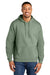 Gildan SF500 Mens Softstyle Hooded Sweatshirt Hoodie w/ Pouch Pocket Sage Green Model Front