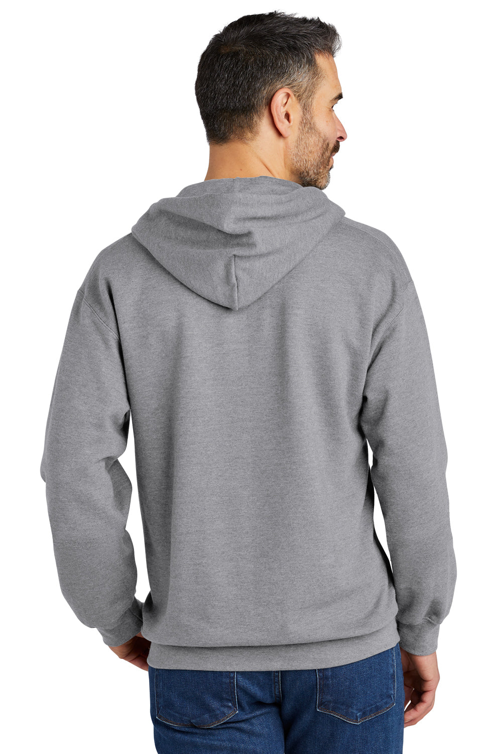Gildan Mens Softstyle Hooded Sweatshirt Hoodie w/ Pouch Pocket Sport Grey