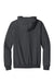 Gildan SF600 Mens Softstyle Fleece Full Zip Hooded Sweatshirt Hoodie w/ Pockets Heather Dark Grey Flat Back