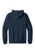 Gildan SF600 Mens Softstyle Fleece Full Zip Hooded Sweatshirt Hoodie w/ Pockets Navy Blue Flat Back
