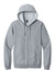 Gildan SF600 Mens Softstyle Fleece Full Zip Hooded Sweatshirt Hoodie w/ Pockets Sport Grey Flat Front
