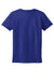 Hanes SL04 Womens Perfect-T Short Sleeve Crewneck T-Shirt Deep Royal Blue Flat Back