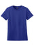 Hanes SL04 Womens Perfect-T Short Sleeve Crewneck T-Shirt Deep Royal Blue Flat Front